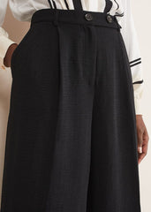 Opal Wide Leg Trousers Black