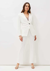 Solange Flared Suit Trousers Ivory