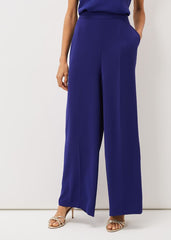 Avril Wide Leg Co-Ord Trousers Violet