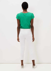 Miah Cropped Jegging White