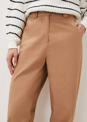 Faya Wide Leg Tailored Trouser Caramel