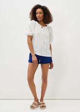 Una Denim Short Cobalt