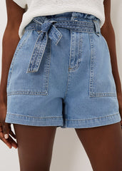 Pollie Denim Cargo Short Denim
