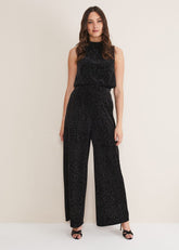 Dove Glitter Velvet Trouser Black/Multi
