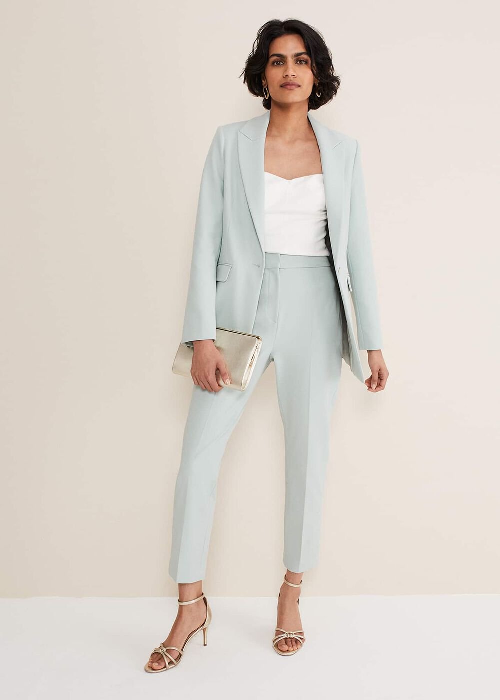 Eira Cigarette Trousers Eau De Nil