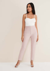 Petite Eira Cigarette Trousers Soft Pink