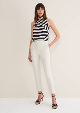 Eira Cigarette Trousers Almond