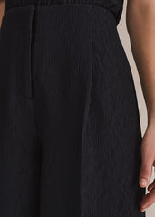 Audrea Black Wide Leg Culottes Black