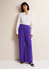 Azylnn Purple Wide Leg Trousers Purple