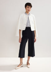 Aubrielle Wide Leg Culottes Navy