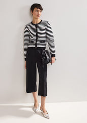 Aubrielle Wide Leg Culottes Black