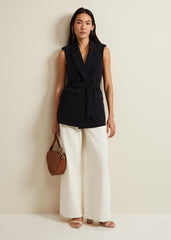 Lorelei Ecru Wide Leg Jean Natural