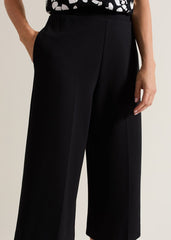 Lori Black Ponte Culottes Black