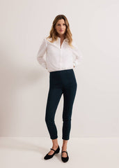 Amina Skinny Trousers Dark Green