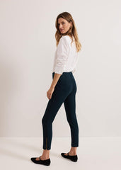 Amina Skinny Trousers Dark Green