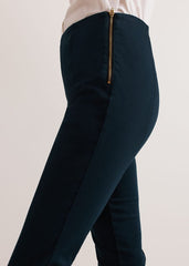 Amina Skinny Trousers Dark Green