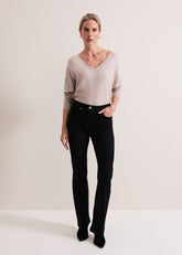 Olivia Bootcut Jean Black