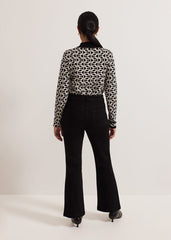 Petite Olivia Bootcut Jean Black