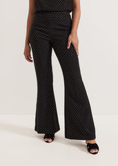 Samantha Petite Hotfix Trouser Black