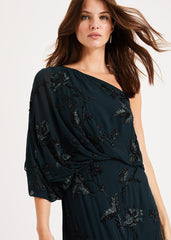 Shirley Embellished Maxi Dress Ever Green