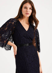 Cianna Lace Maxi Dress Midnight