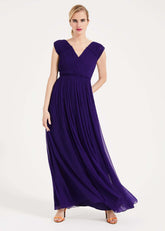 Marion Crinkle Maxi Dress Violet