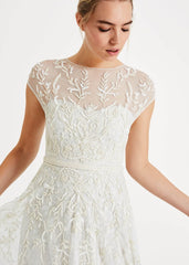 Mylee Embellished Wedding Dress Antique Cream