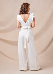 Victoriana Wedding Jumpsuit Ivory