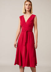 Elena Panelled Dress Lipstick