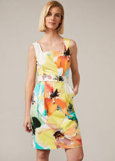 Melita Floral Dress Ivory Multi