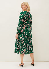 Emmy Floral Dress Jade/Multi