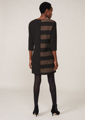Sophie Sapphire Dress Black/Camel