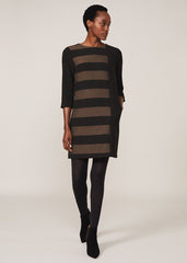 Sophie Sapphire Dress Black/Camel
