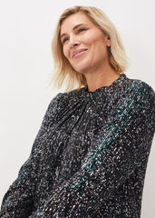 Henrika Embellished Shift Dress Multi-Coloured