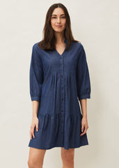 Penele Swing Dress Chambray