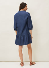 Penele Swing Dress Chambray