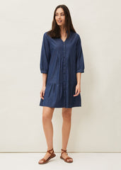 Penele Swing Dress Chambray