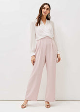 Mindy Wide Leg Jumpsuit Ivory/Antique Rose