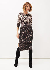 Corrie Abstract Spot Print Dress Multi-Coloured