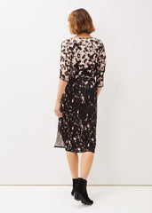 Corrie Abstract Spot Print Dress Multi-Coloured
