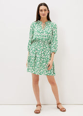 Phillipa Swing Dress Green/Ivory