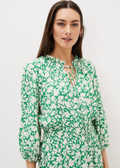 Phillipa Swing Dress Green/Ivory