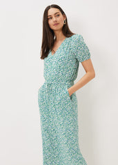 Melani Ditsy Print Midaxi Dress Multi-Coloured