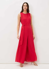 Clarabella Wide Leg Jumpsuit Lipstick