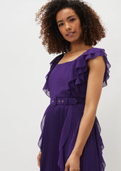 Bailey Pleated Dress Violet