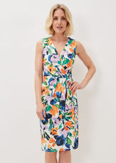 Essie Floral Midi Dress Multi-Coloured