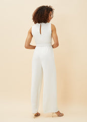 Gracie Wide Leg Jumpsuit Ivory