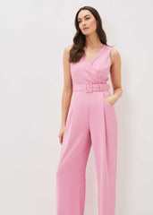 Lissia Pink Wide Leg Jumpsuit Candy Pink