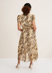 Floriana Shimmer Dress Gold/Multi