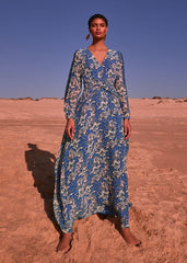 Claudia Printed Maxi Dress Multi-Coloured